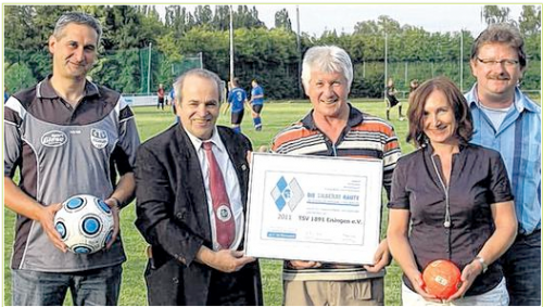 TSV Eisingen bekommt die Silberne Raute des DFB