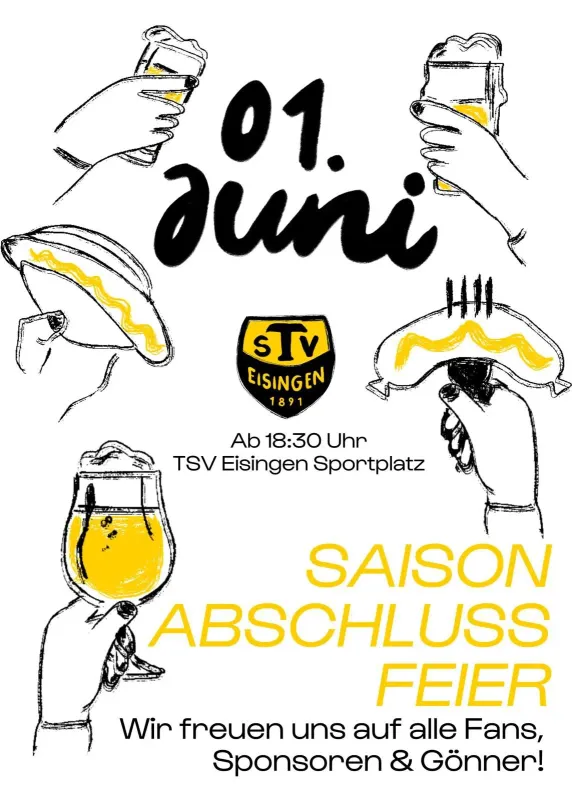 Saison Abschluss Feier