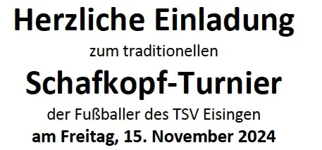 Schafkopfturnier am 15.11.2024