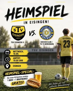 Heimspiel unserer 2. Mannschaft